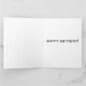 私のすべてのお尻誕生日カード カード (内部)