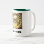 私のすべてのファンのための大きいコーヒー・マグ真珠 ツートーンマグカップ (正面右)