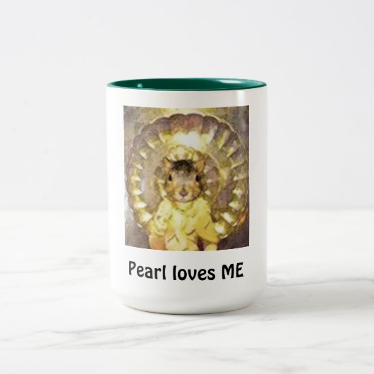 私のすべてのファンのための大きいコーヒー・マグ真珠 ツートーンマグカップ (中央)