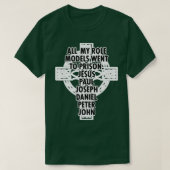 私のすべての模範はイエスを刑務所に入れた Tシャツ (デザイン正面)