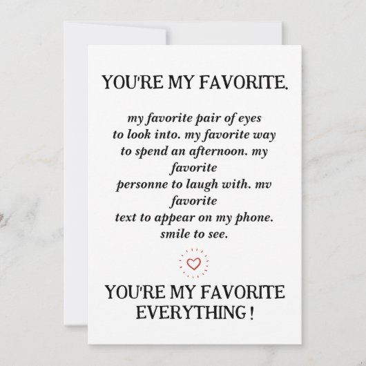 私のすべて:あらゆる場面のための心からのカード シーズンカード (正面)