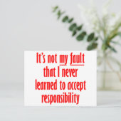 私のせいじゃない ポストカード (スタンド正面)