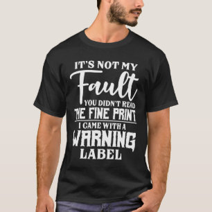 私のせいじゃない Tシャツ