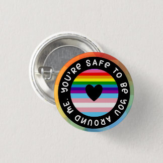 「私のそばではありのままのあなたでいられます」LGBTQ+ アリー バッジ