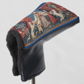 私のただひとつの望みは、貴方とユニコーンと、そして淑女 ゴルフヘッドカバー (3/4 正面)