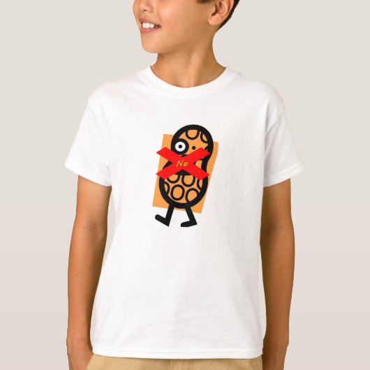 私のためのピーナツ無し Tシャツ (正面)