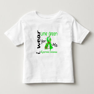 私のためのリンパ腫Iの衣服のライムグリーン43 トドラーTシャツ