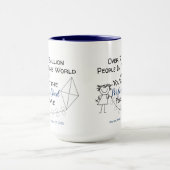 私のための完璧なパパ- From Girl マグカップ (中央)