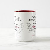 私のための完璧な母 – 2女の子 マグカップ (中央)