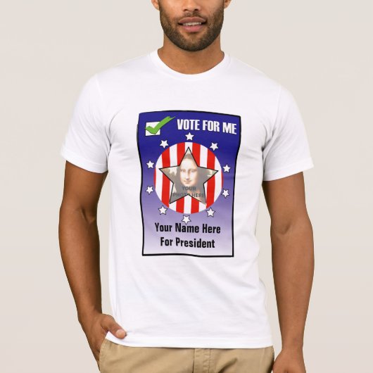 私のための投票! 大統領のため。 2008の選挙 Tシャツ (正面)