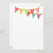 私のための旗!  旗の文房具 ノートカード (正面/裏面)