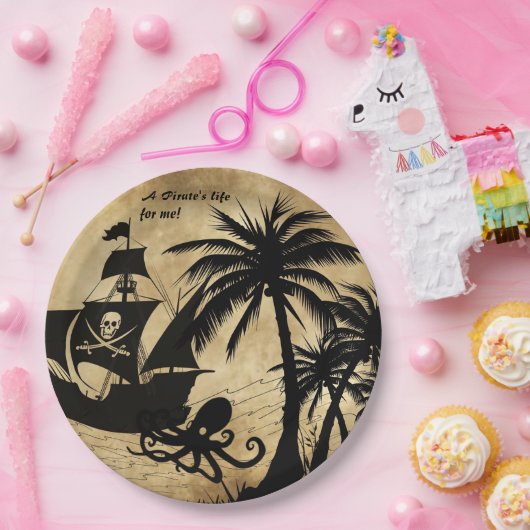 私のための海賊の生命海の船 ペーパープレート (パーティー)