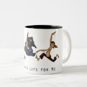 私のための海賊の生命 ツートーンマグカップ (正面右)