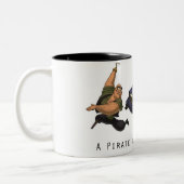 私のための海賊の生命 ツートーンマグカップ (左)