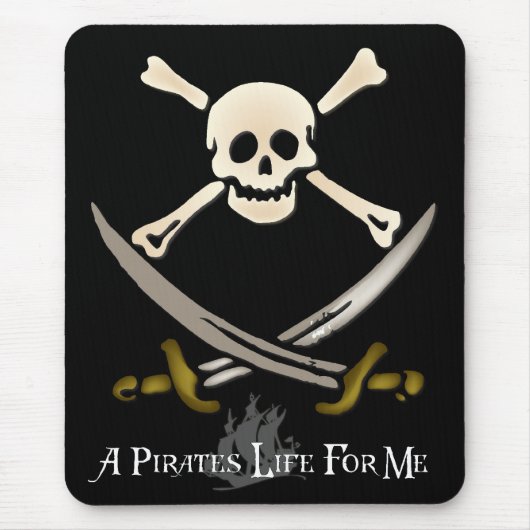 私のための海賊の生命 マウスパッド (正面)