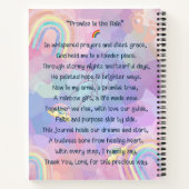 私のための祈りの言葉ジャーナルと私の虹のベビー ノートブック (裏面)