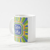 私のための禅の生活 コーヒーマグカップ (正面左)