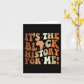 私のための黒い歴史ブラックヒストリー月2024 カード (黄色い花)