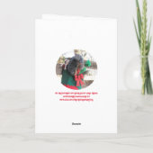 「私のため？」ホリデーカード シーズンカード (裏面)