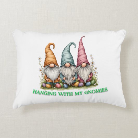 私のつるグノーミーアクセント枕と アクセントクッション (正面)