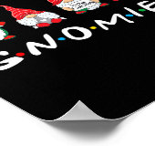 私のつるGnomiesおもしろい格言友人クリスマスと ポスター (角)