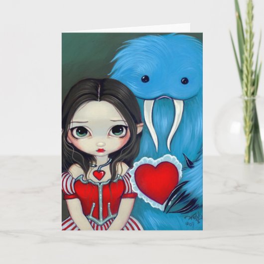 「私のとても不思議なバレンタイン」のグリーティングカード シーズンカード (正面)