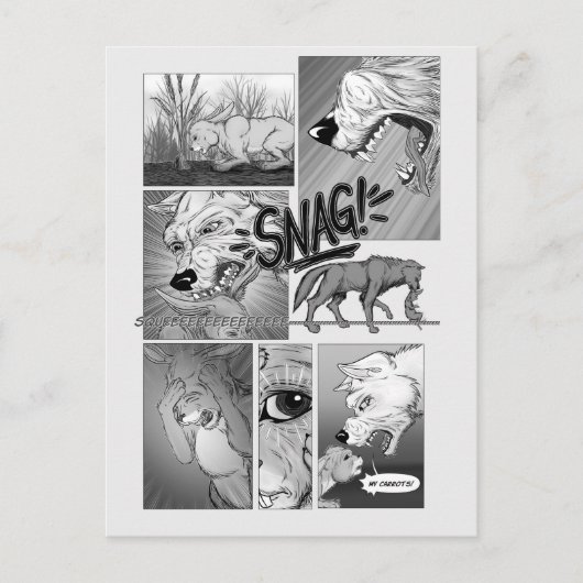 私のにんじん! シーズンポストカード (正面)