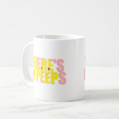 私ののぞき見はどこにありますか。 コーヒーマグカップ (正面左)