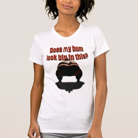 私ののらくら者はこれで大きく見ますか。 Tシャツ (正面)