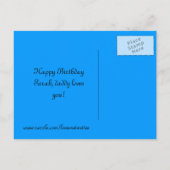 私のはがきの娘 インビテーションポストカード (裏面)