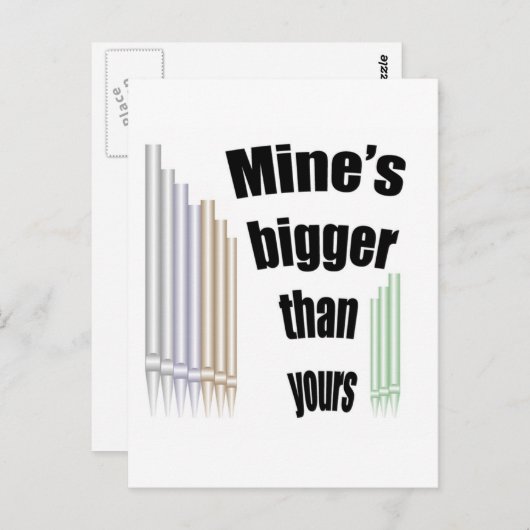 私のはがきより大きい ポストカード (正面/裏面)