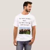 私のばん馬を愛して下さい Tシャツ (正面フル)