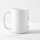 私のひまわりのように輝く コーヒーマグカップ (左)