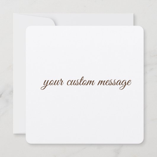 私のひまわり付きの花嫁のカードは? 招待状 (裏面)