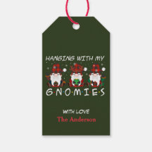 私のぶら下がったクリスマスのグノミーパーソナライズされたズと