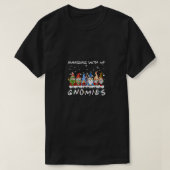 私のぶら下がったグノミーとクリスマスのパジャマ家族G Tシャツ (デザイン正面)