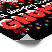 私のぶら下がったグノミーパジャマ可愛い格言ChrとJust's Gnomies ポスター (角)