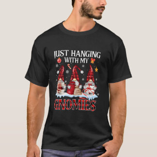 私のぶら下がったグノミーパジャマ可愛い格言ChrとJust's Gnomies Tシャツ