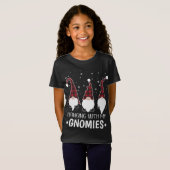 私のぶら下がったグノーミーサンタ格言クリスマスパハと Tシャツ (正面フル)