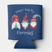 私のぶら下がったグノーミーズブルーおもしろいホリモダンデイ 缶クーラー (裏面)