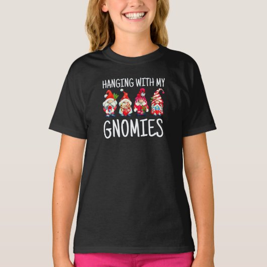 私のぶら下がったノミーと一緒に |クリスマス格言T-Shir Tシャツ (正面)