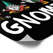 私のぶら下がったノミーのクリスマスプおもしろいンと一緒に ポスター (角)