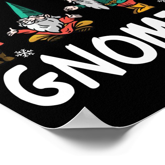 私のぶら下がったノミーのクリスマスプおもしろいンと一緒に ポスター (角)