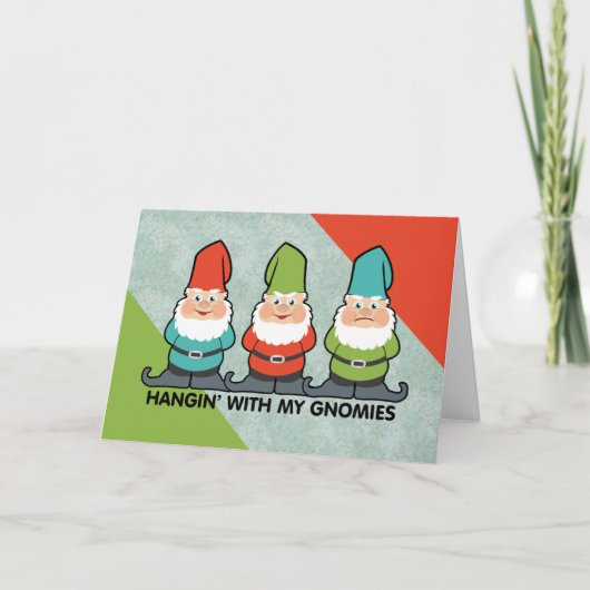 私のぶら下がったノミー家と カード (正面)