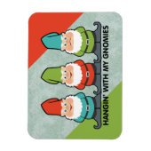 私のぶら下がったノミー家と マグネット (縦)