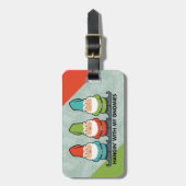 私のぶら下がったノミー家と ラゲッジタグ (正面縦)