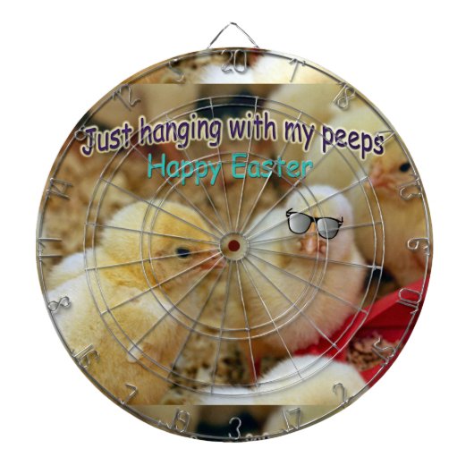 私のぶら下がったピープスだけで ダーツボード (正面)