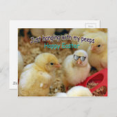 私のぶら下がったピープスだけで ポストカード (正面/裏面)