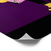 私のぶら下がったモンスターフレンズとハロウィーン ポスター (角)