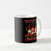 私のぶら下がった先生格言と中国のの醜いクリスマスM コーヒーマグカップ (正面右)